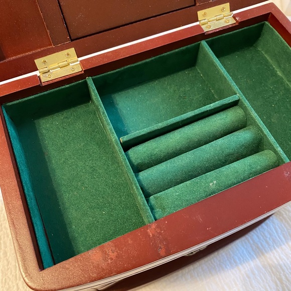 Vintage wood jewelry box - Picture 6 of 6